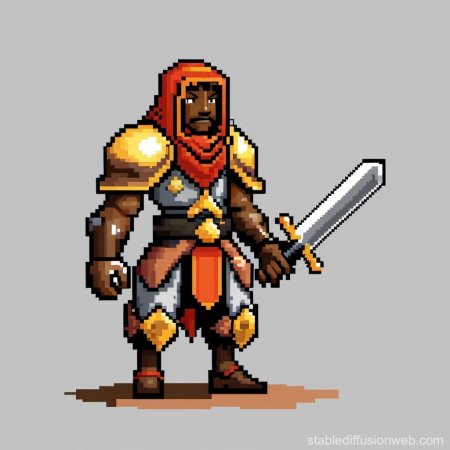 Рыцарь пиксель арт