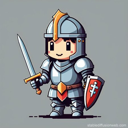 Knight pixel art