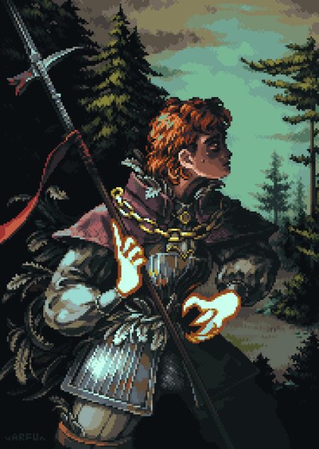 Рыцарь пиксельный