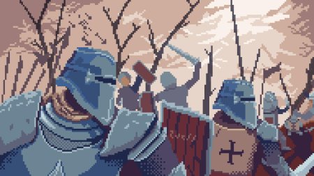 Пиксельные рыцари