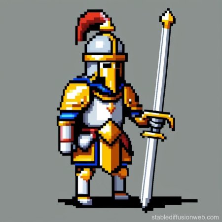 Knight pixel art