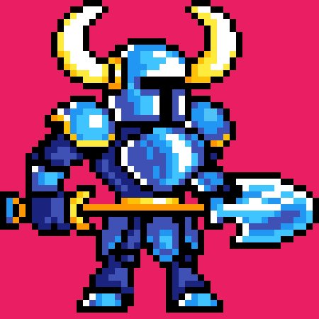 Shovel knight пиксель арт
