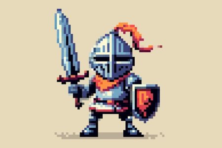 Пиксельные персонажи для игры д