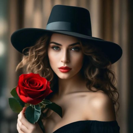 Девушка в шляпке