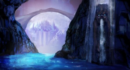 Пещера сталактитов фэнтези арт