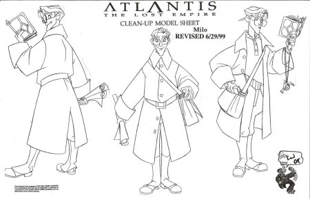 Model sheet дисней