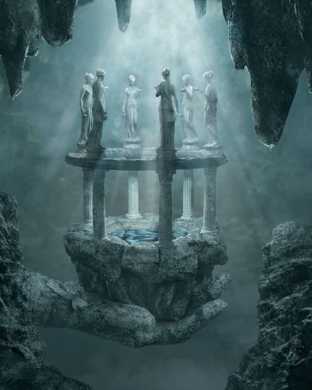 Затерянный город атлантида art