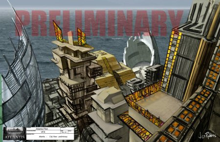 Атлантида концепт арт