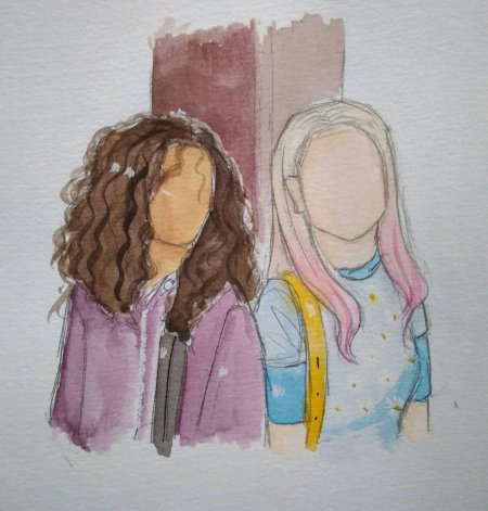 Подруга рисунок