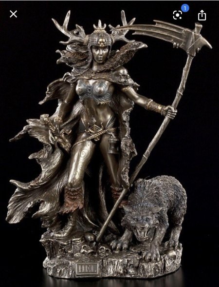 Богиня хель статуэтка