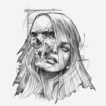 Хоррор эскизы