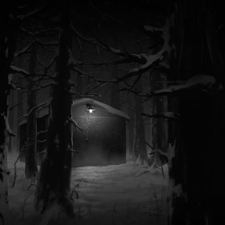 Чёрный гараж tiny bunny