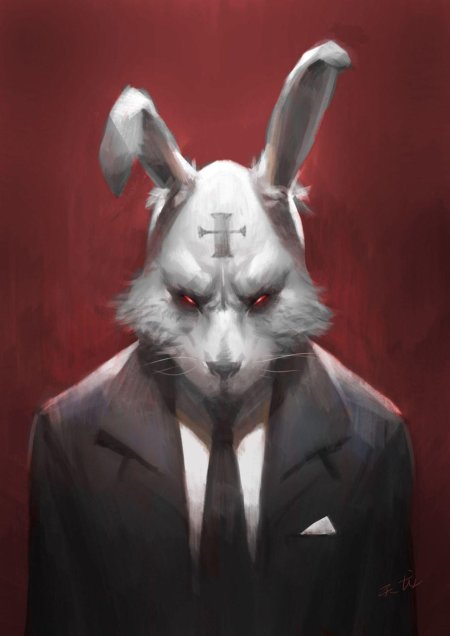 Белый кролик из сериала отбросы