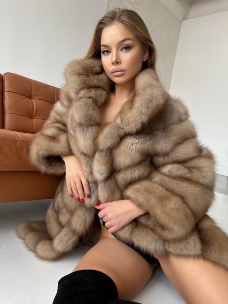 Шуба из куницы