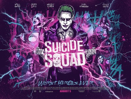 Отряд самоубийц постер