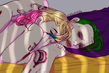 Харли квинн и джокер арт шип