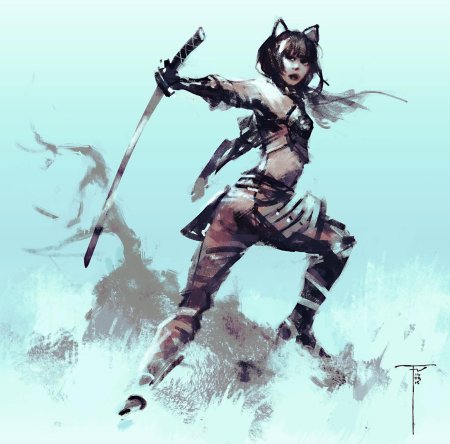 Воительница фэнтези