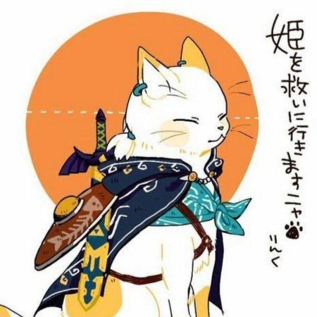 Японский кот самурай