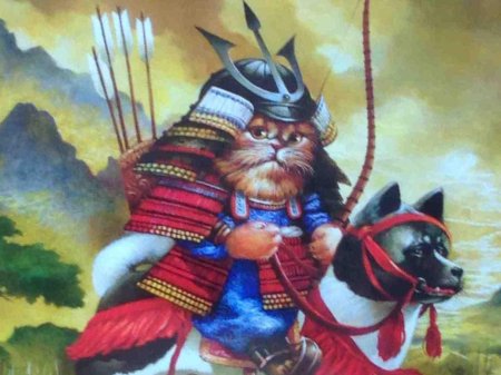 Вильям чуа японские коты самураи