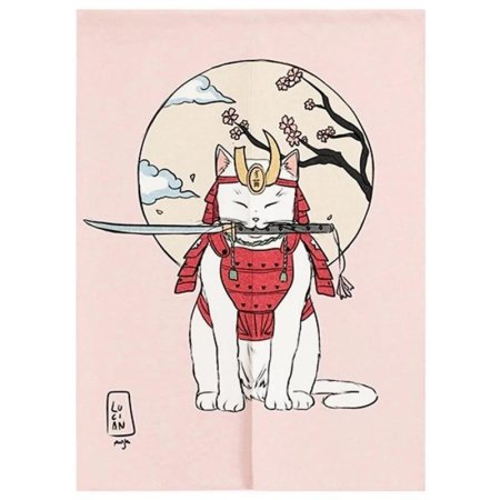 Японские коты якудза самурай