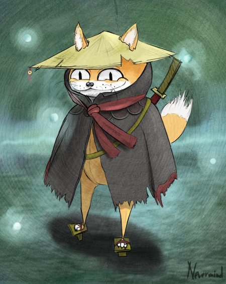 Лис самурай