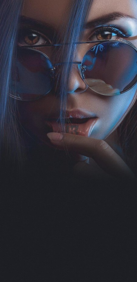 Неоновый портрет