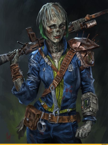 Женщина гуль фоллаут 4