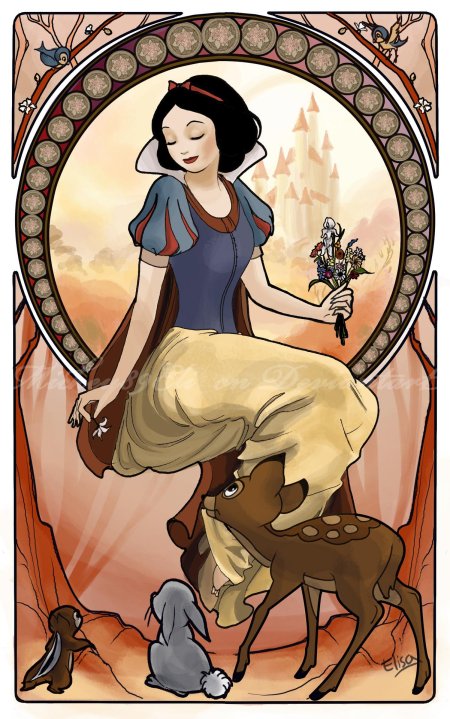 Уолт дисней белоснежка