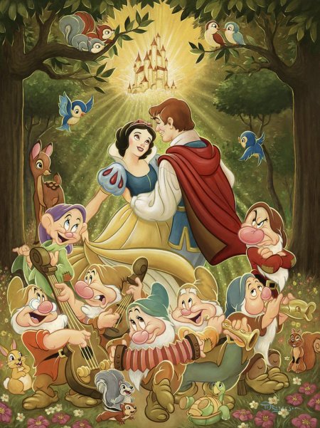 Уолт дисней белоснежка