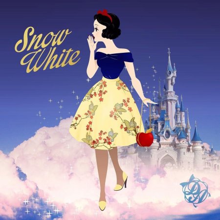 Snow white book disney