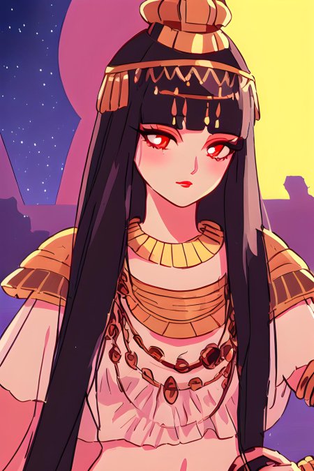 Клеопатра аниме арт