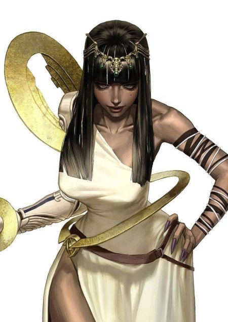 Аниме боги египта нефертити