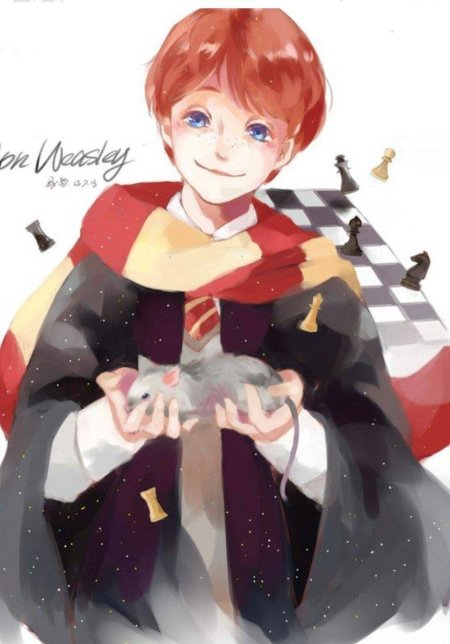 Аниме гарри поттер рон уизли