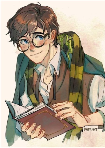 Гарри поттер на слизерине арт