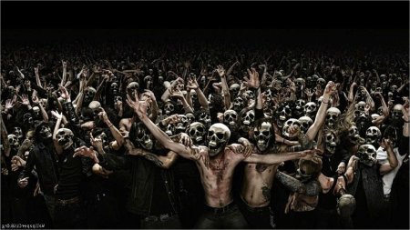 Зомби толпа