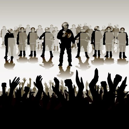 Толпа людей арт