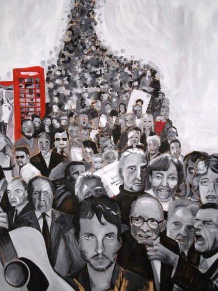 Картины с множеством людей