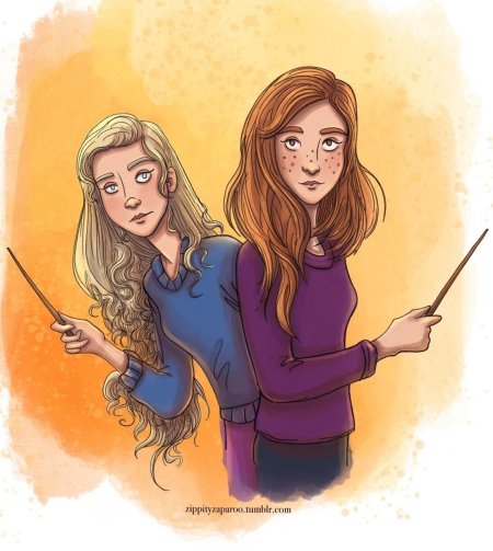 Гермиона джинни и полумна