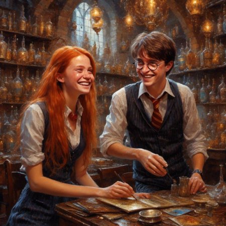 Гарри поттер и джинни