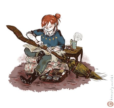 Ведьма рисунки