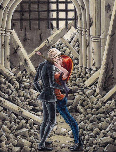 Джинни уизли и драко малфой арт