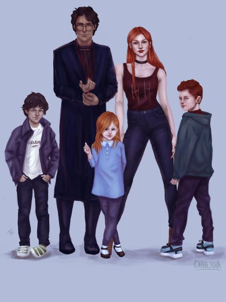 Семья гарри поттера и джинни уизли