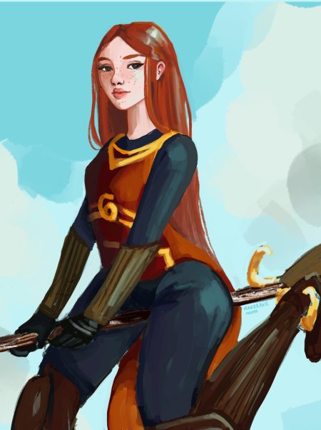 Джинни уизли арт квиддич