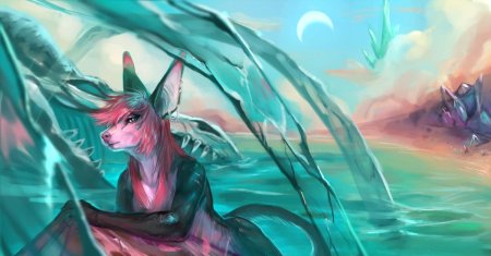 Фурри летучая мышь арт