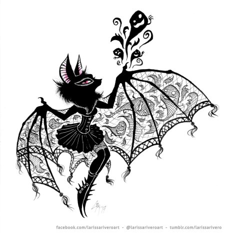 Летучая мышь готика