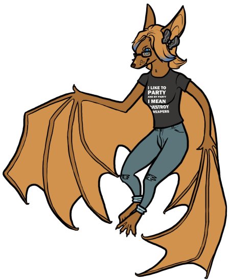 Фурри летучая мышь