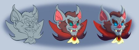 Летучая мышь концепт