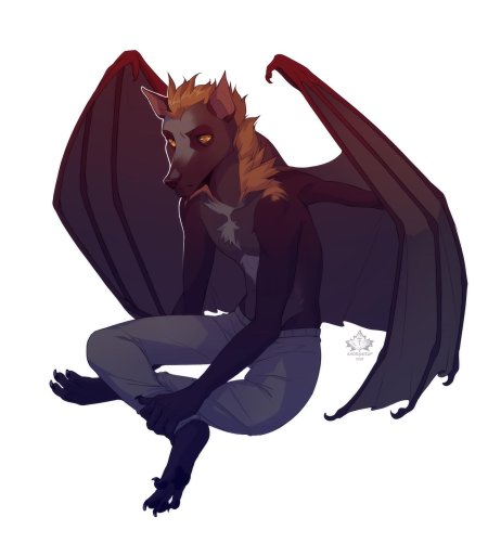 Фурри летучая мышь парень