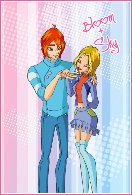 Клуб винкс блум и скай