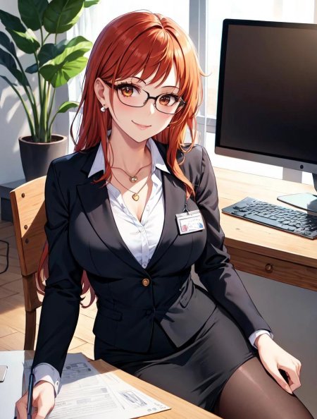 Аниме секретарша